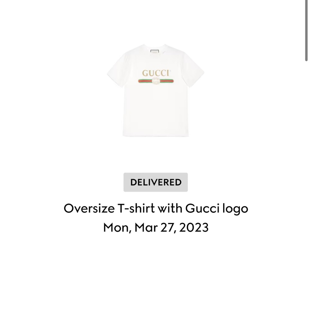 OVERSIZE T-SHIRT WITH GUCCI LOGO - Picture 14 of 14